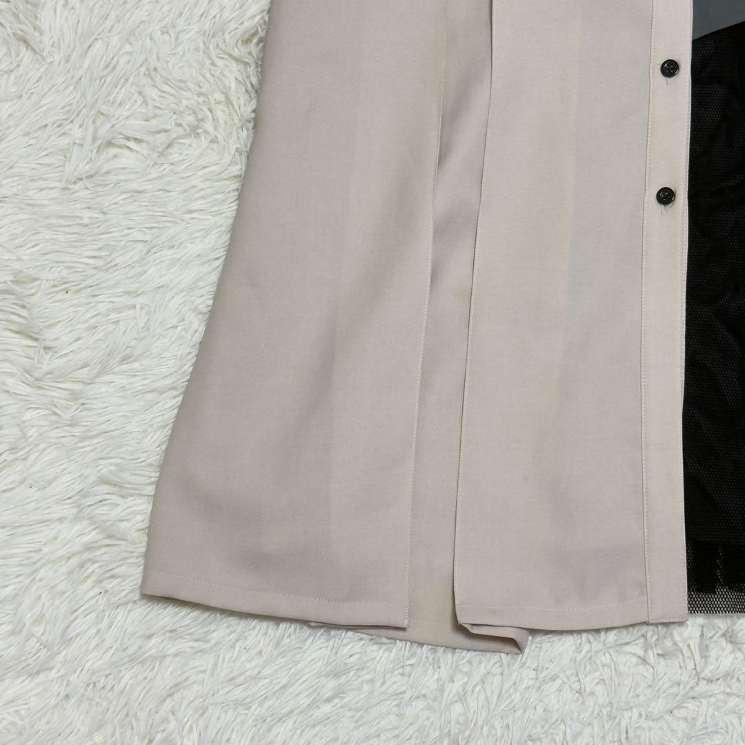 UNITED TOKYO メッシュレイヤードシャツワンピース