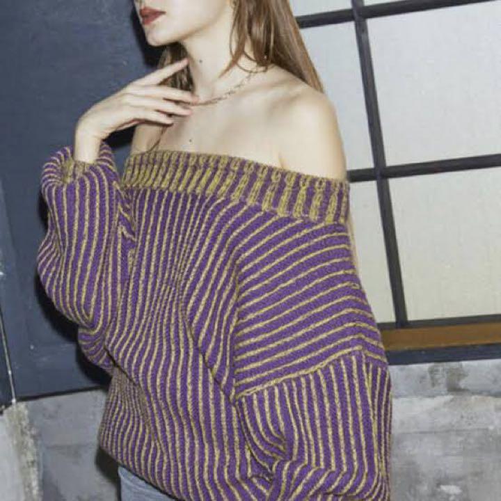 半額SALE☆ juemi p is n c l r knit FREE SIZE ニット/セーター