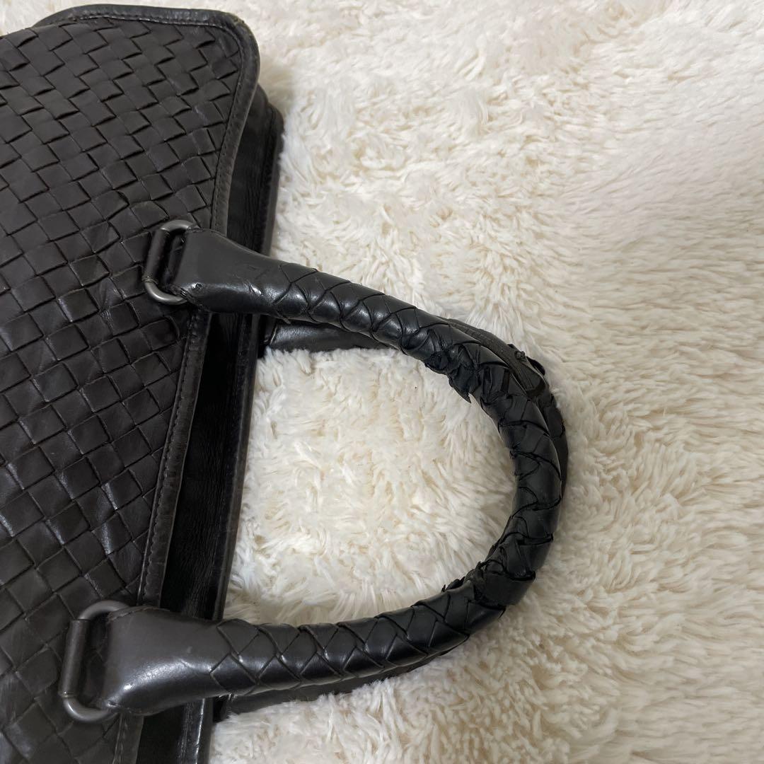 BOTTEGA VENETA ビジネスバッグ ハンドバッグ レザー 編み込み