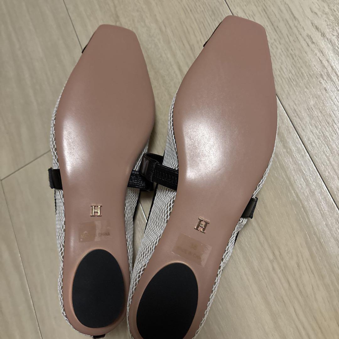 靴 Her lip to Mary Jane Mesh Flats