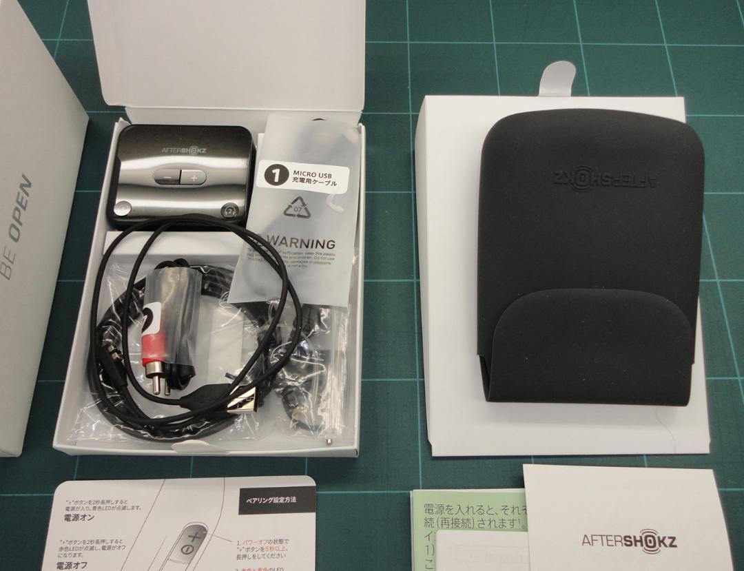 AfterShokz 骨伝導ワイヤレスイヤホンAS801-ABT01 テレビ用