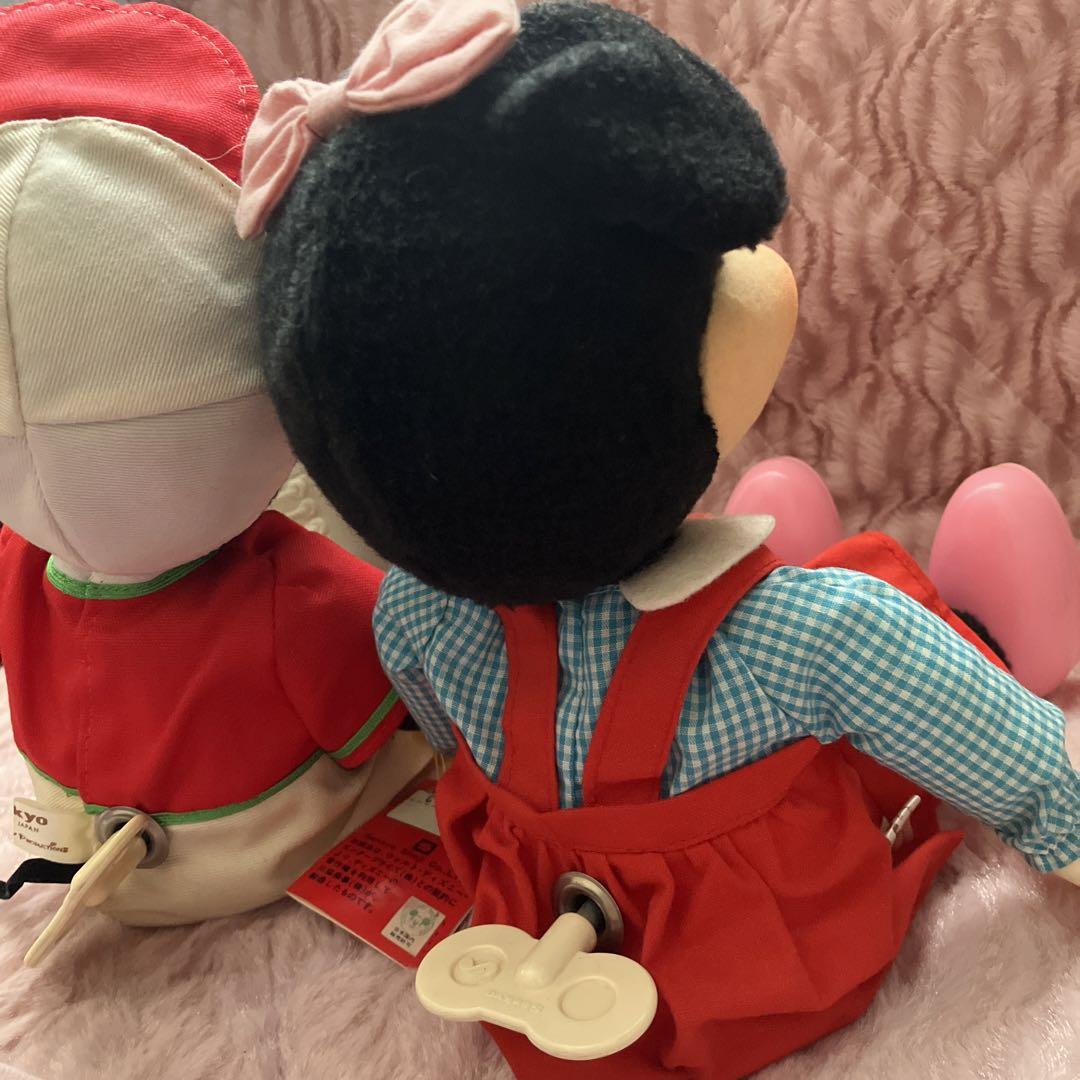 昭和レトロ ディズニー ミッキーミニーオルゴール Sankyo