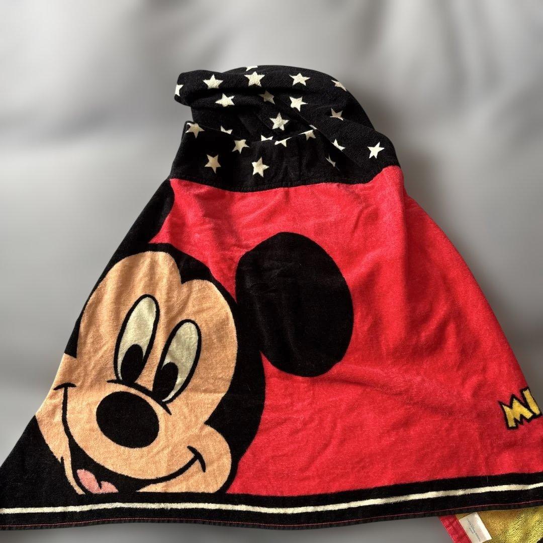 ディズニーリゾート ミッキー ミニー フード付きタオル 2枚セット