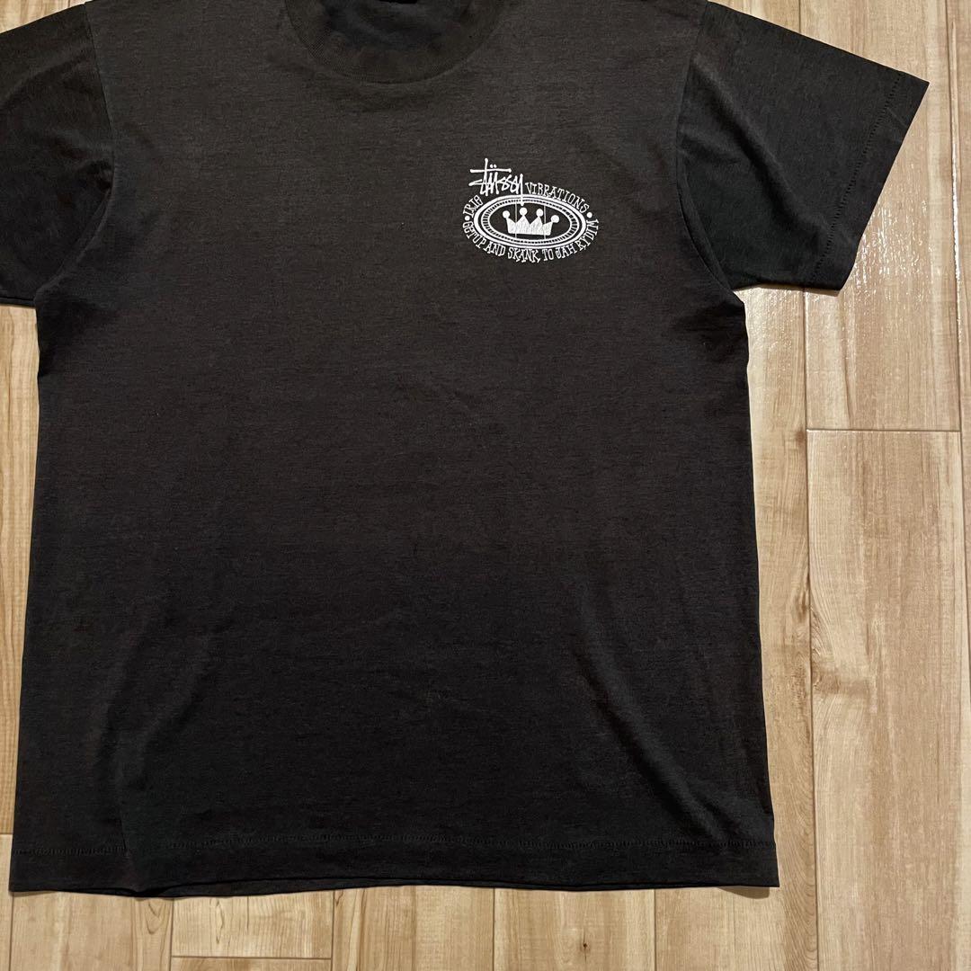 oldStussyレア Tシャツ 希少/激レア】 OLDSTUSSY Tシャツ 90s ドラゴン カーキ S 綿