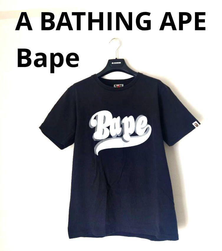 Bape アベイシングエイプ ベイプ ロゴ Tシャツ メンズ М