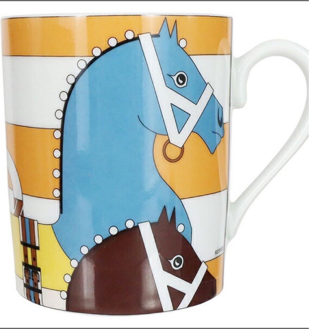 エルメス 馬のイラスト マグカップHERMES