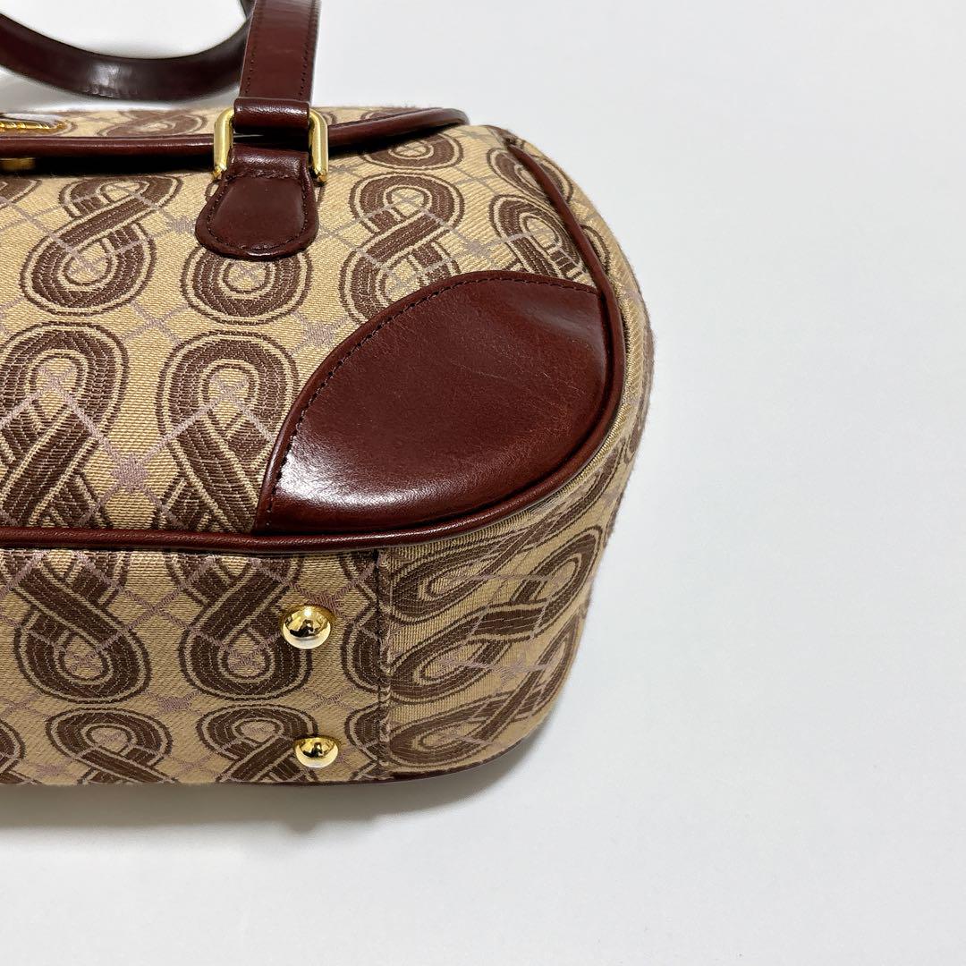 極美品 ANNA SUI ハンドバッグ フラップ ゴールド金具 e139