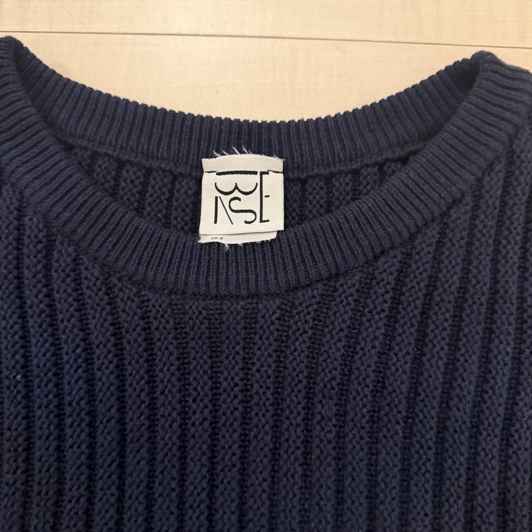 入荷nowオンラインストア ベースレンジ トップス ネイビー ニット kai baserange トップス
