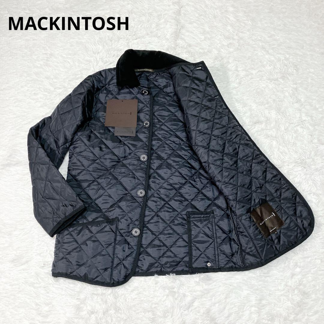 ほぼ未使用✨マッキントッシュ　キルティング　ジャケット　38サイズ ブラック