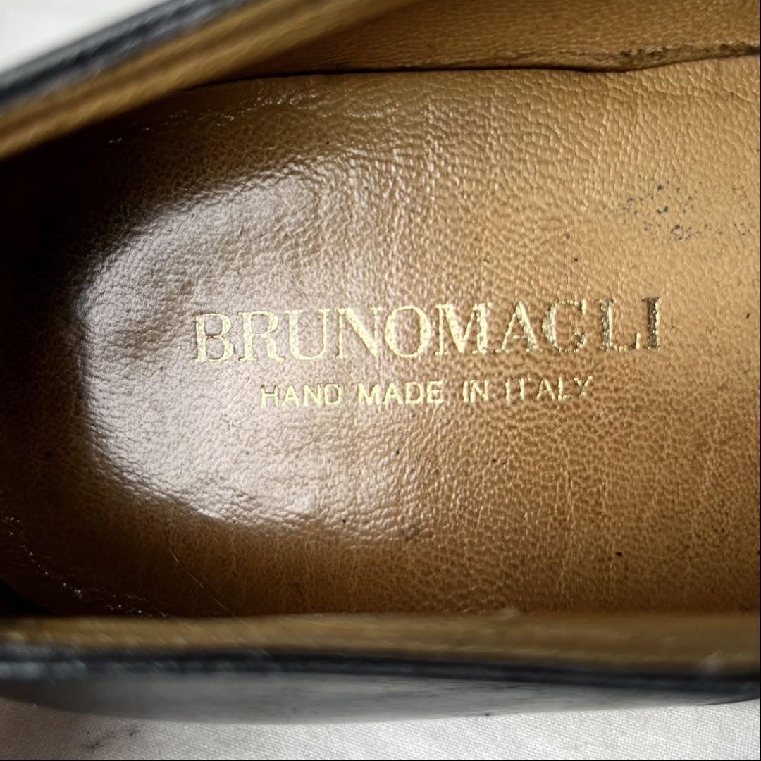 イタリア製 Brunomagli レザー シューズ ブラック 9 1/2