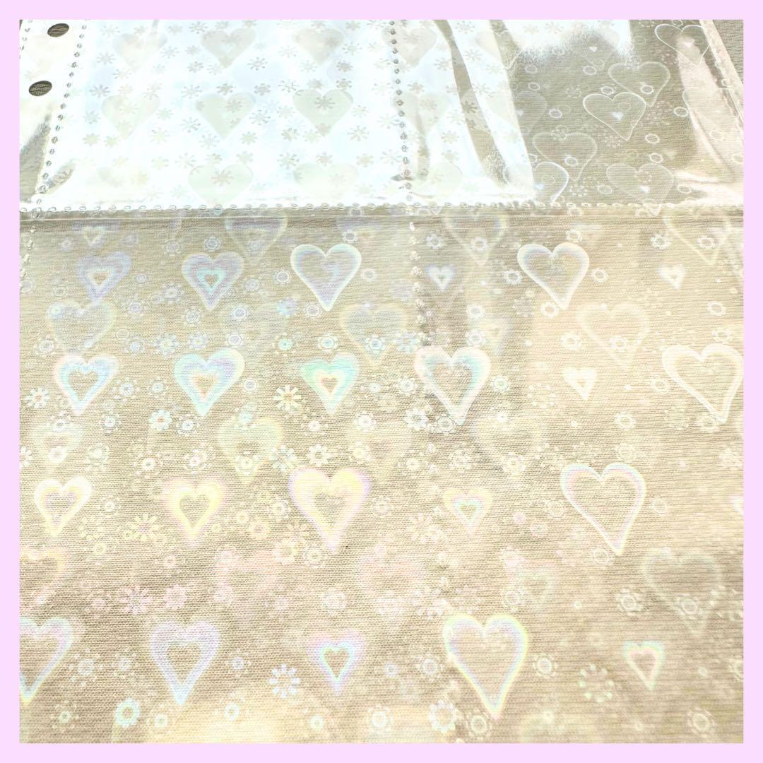 売り切れましたm(_ _)m       パステル♡５色各１００枚❤️ホロセット ホログラムトレカリフィル 【ハート】 20枚 4ポケット チェキ