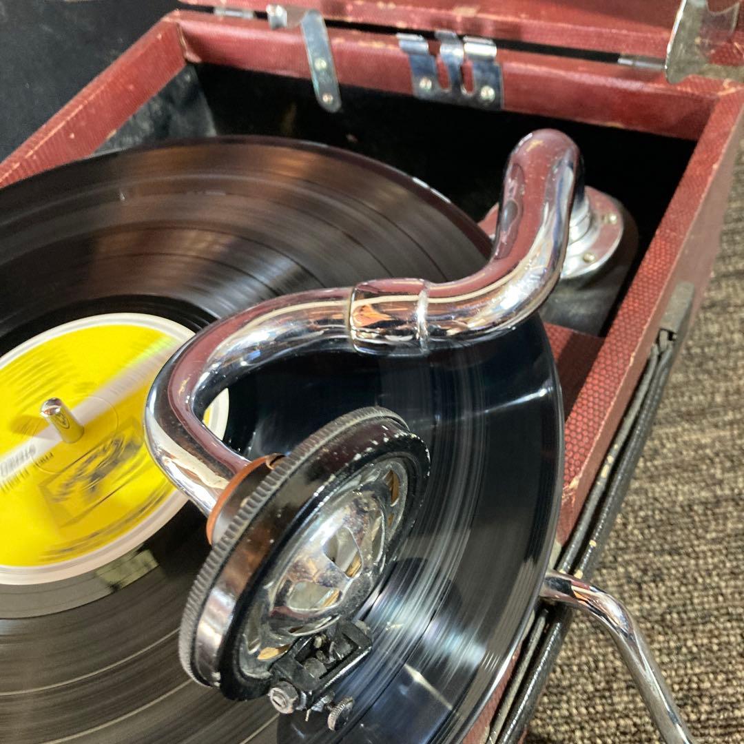 手回し蓄音機 アンティーク レトロ | karasica-vucica.hr