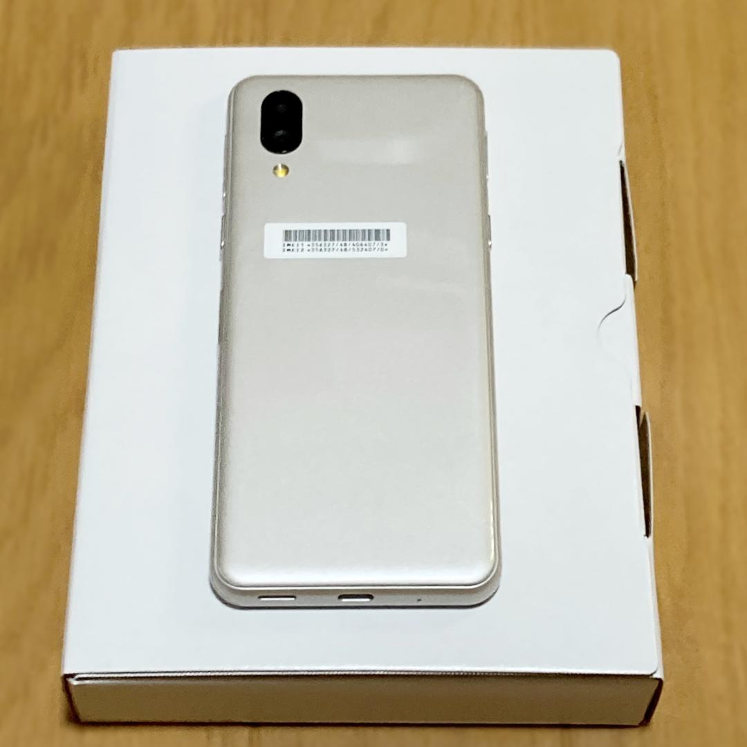 SHARP SoftBank シンプルスマホ6 シャンパンゴールド A201SH