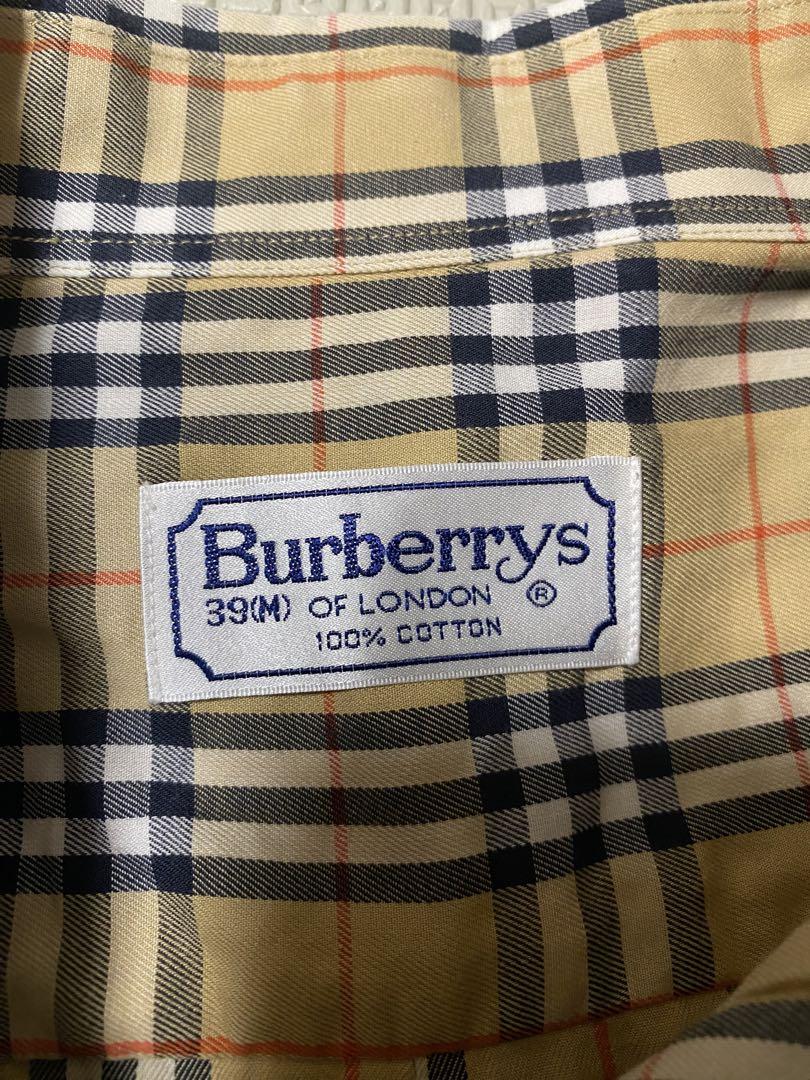 Burberrys 長袖シャツ 39(M) 100%コットン チェック柄 トップス