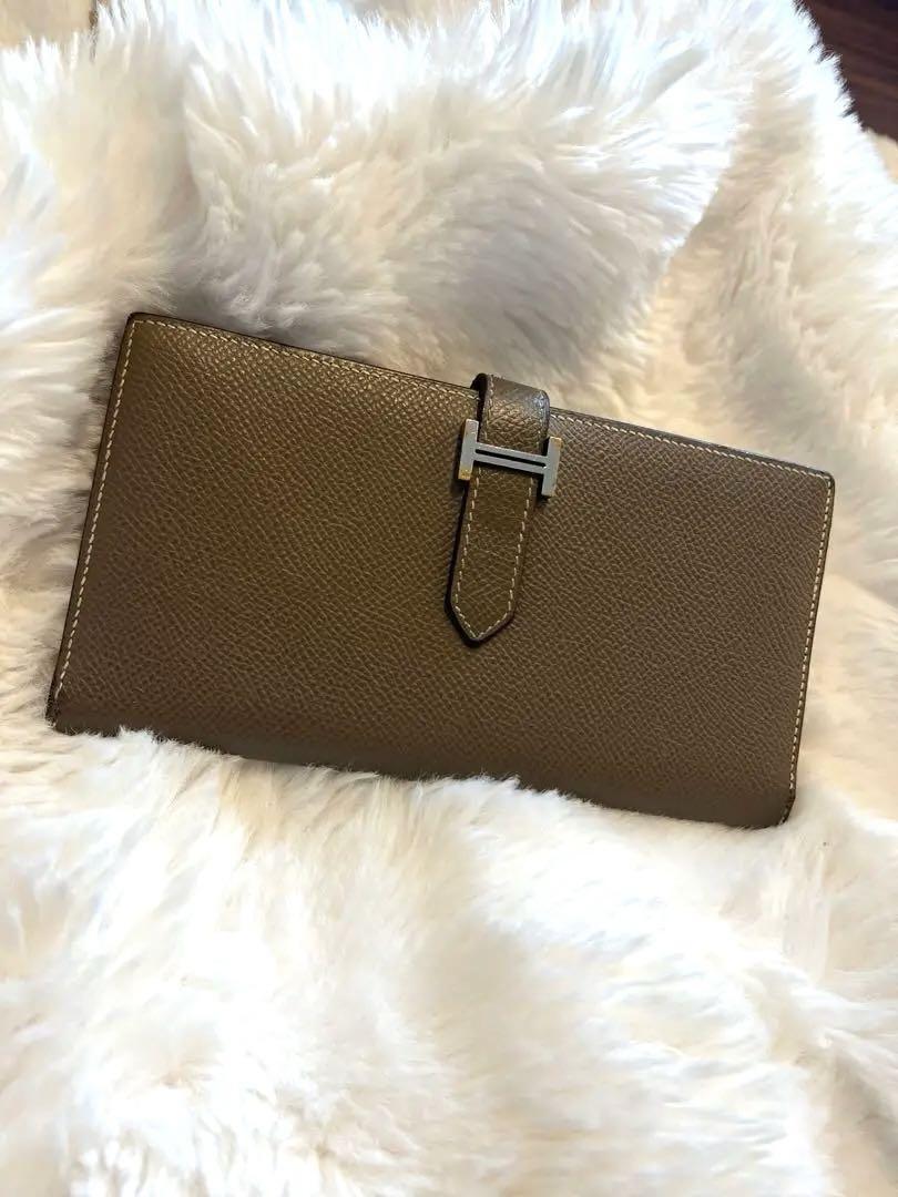 エルメス HERMES 二つ折り財布 べアン