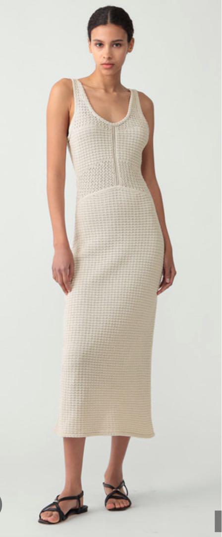 ワンピース Theory Sheen Cotton Open Stitch Dress