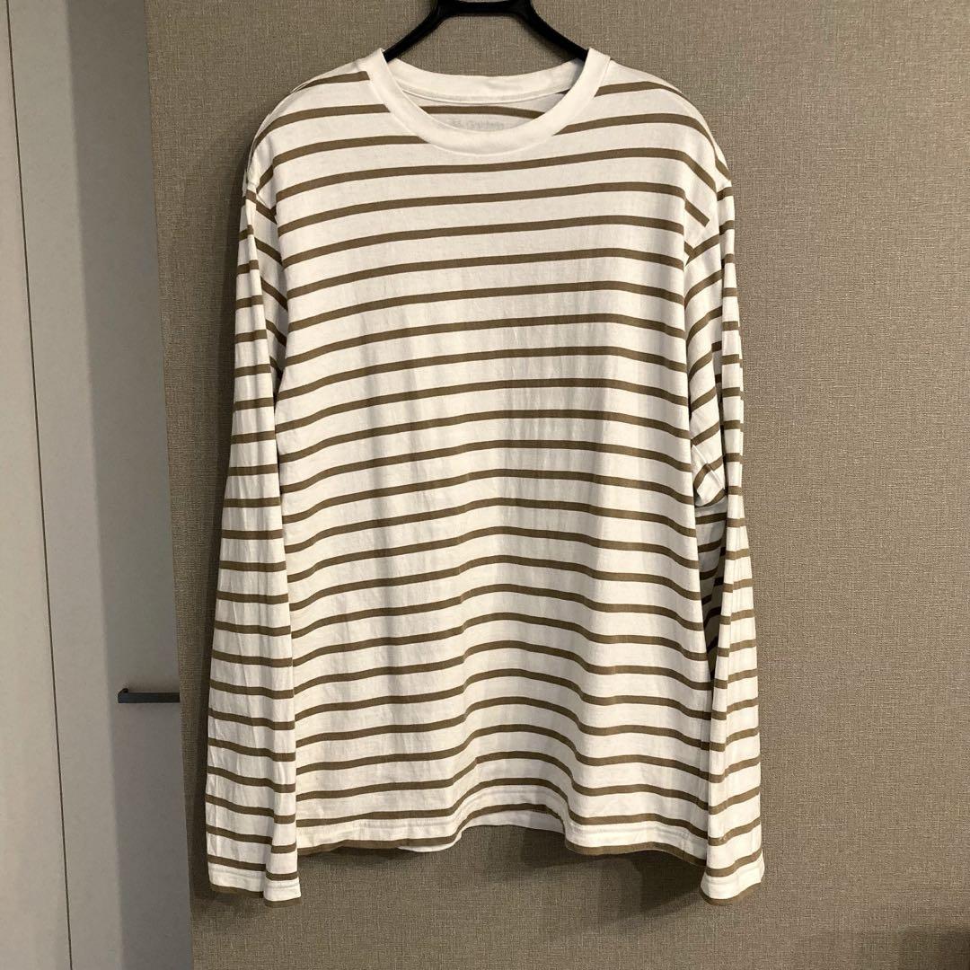 GOLDWIN GL62122Pホリゾンタルストライプ ロングスリーブ Tシャツ