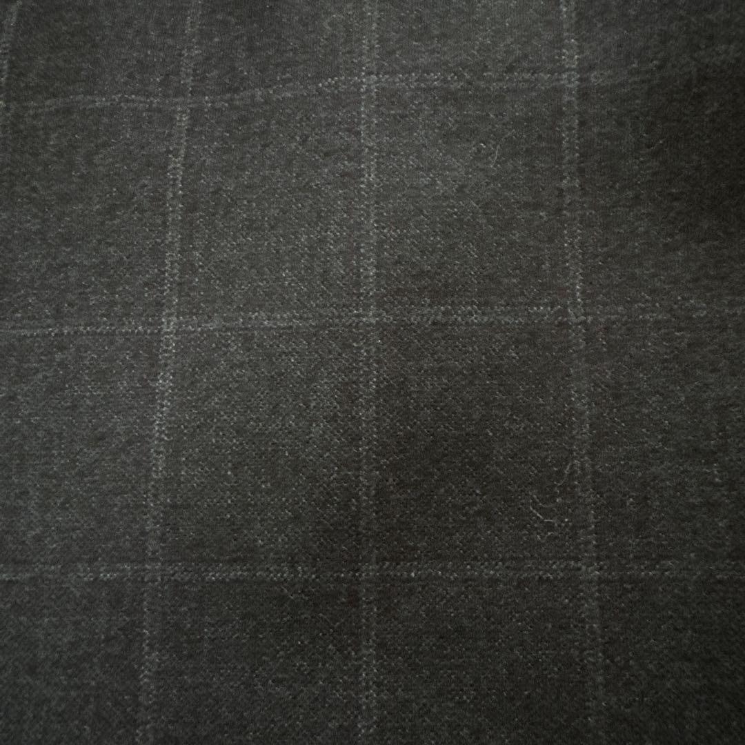 Piana濃紺チェック ジャケットジレM