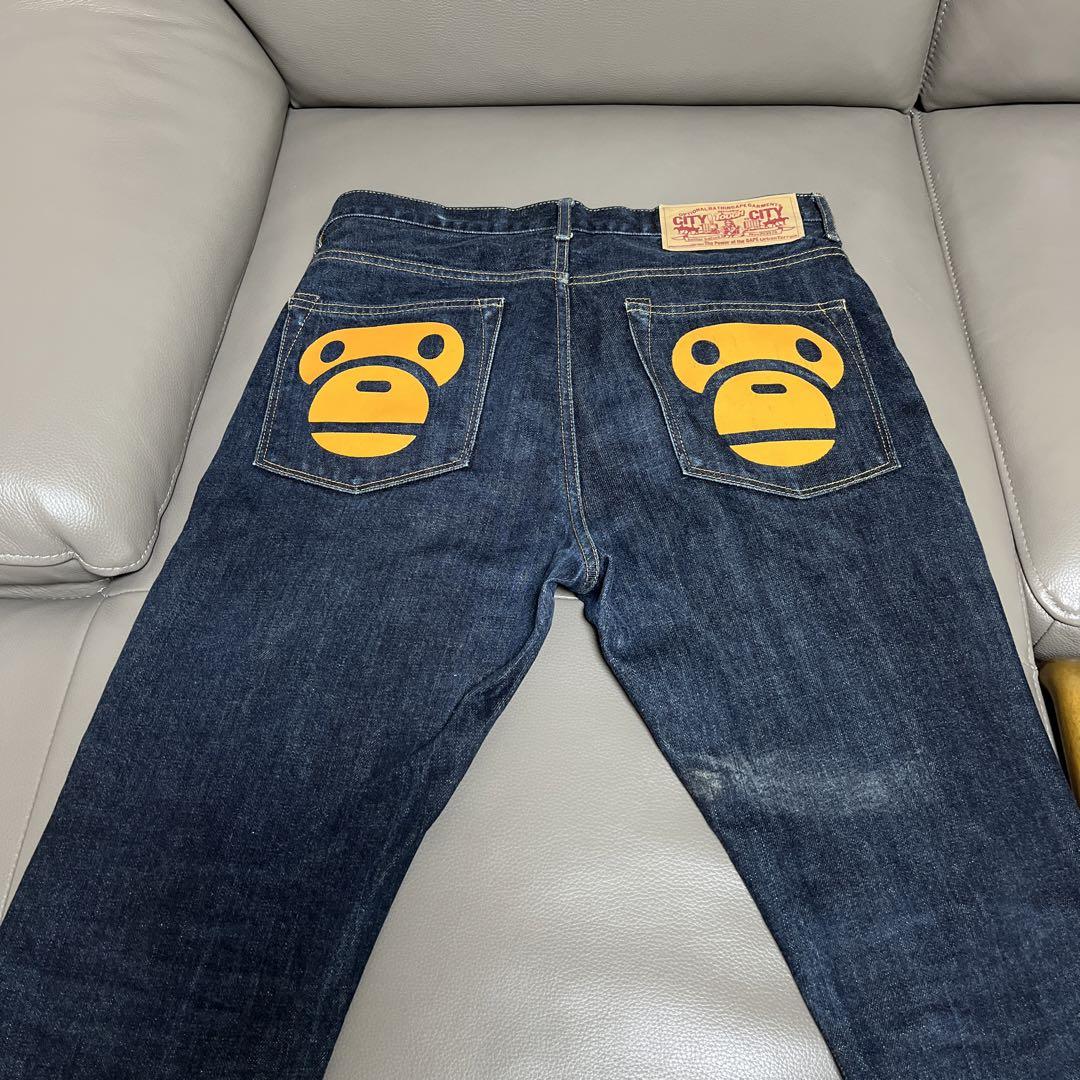 BAPE マイロ　ジーンズ　サイズM