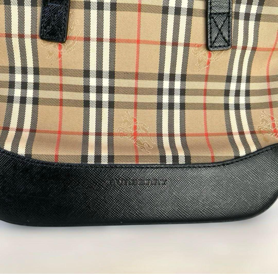 BURBERRY】バーバリー チェック柄 ミニトートバッグ