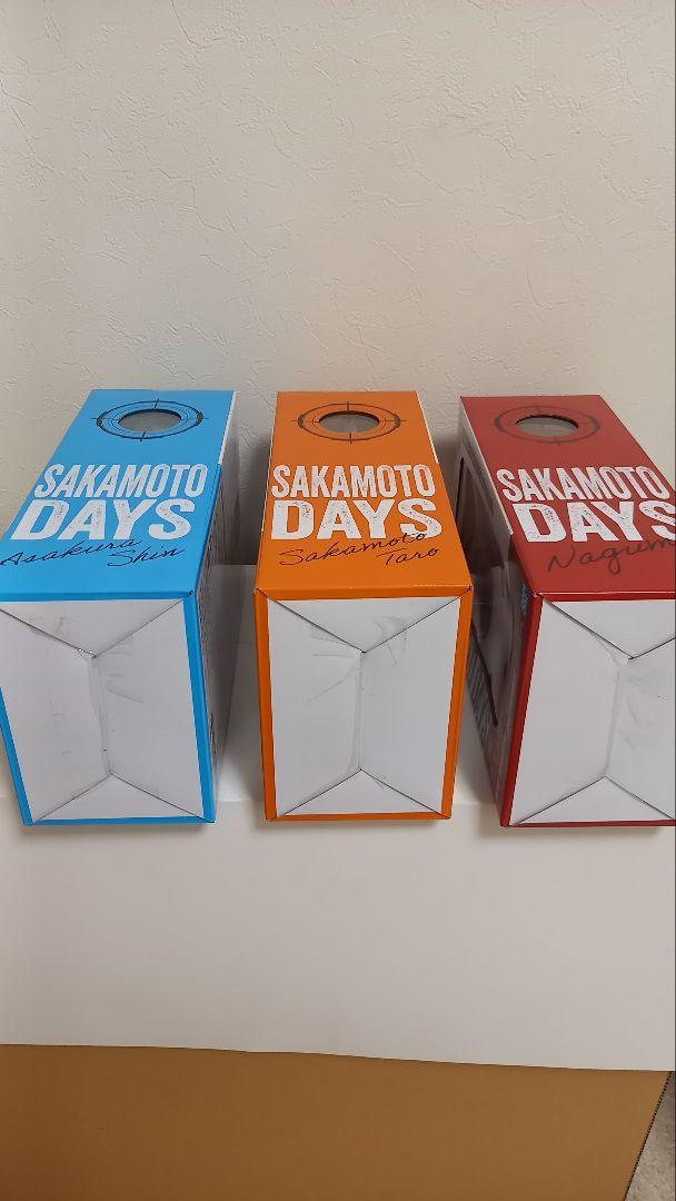 サカモトデイズ　一番くじ　ラストワン賞+A賞+B賞　フィギュア3体