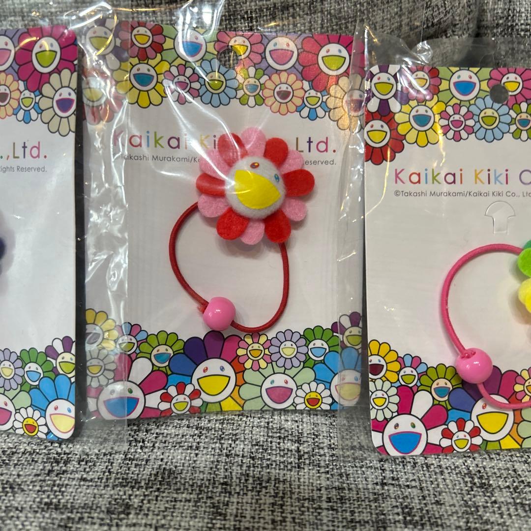 思い出 カイカイキキ ヘアゴム 村上隆 6セット 髪 レインボー新品、♥ 【全国送料無料!】