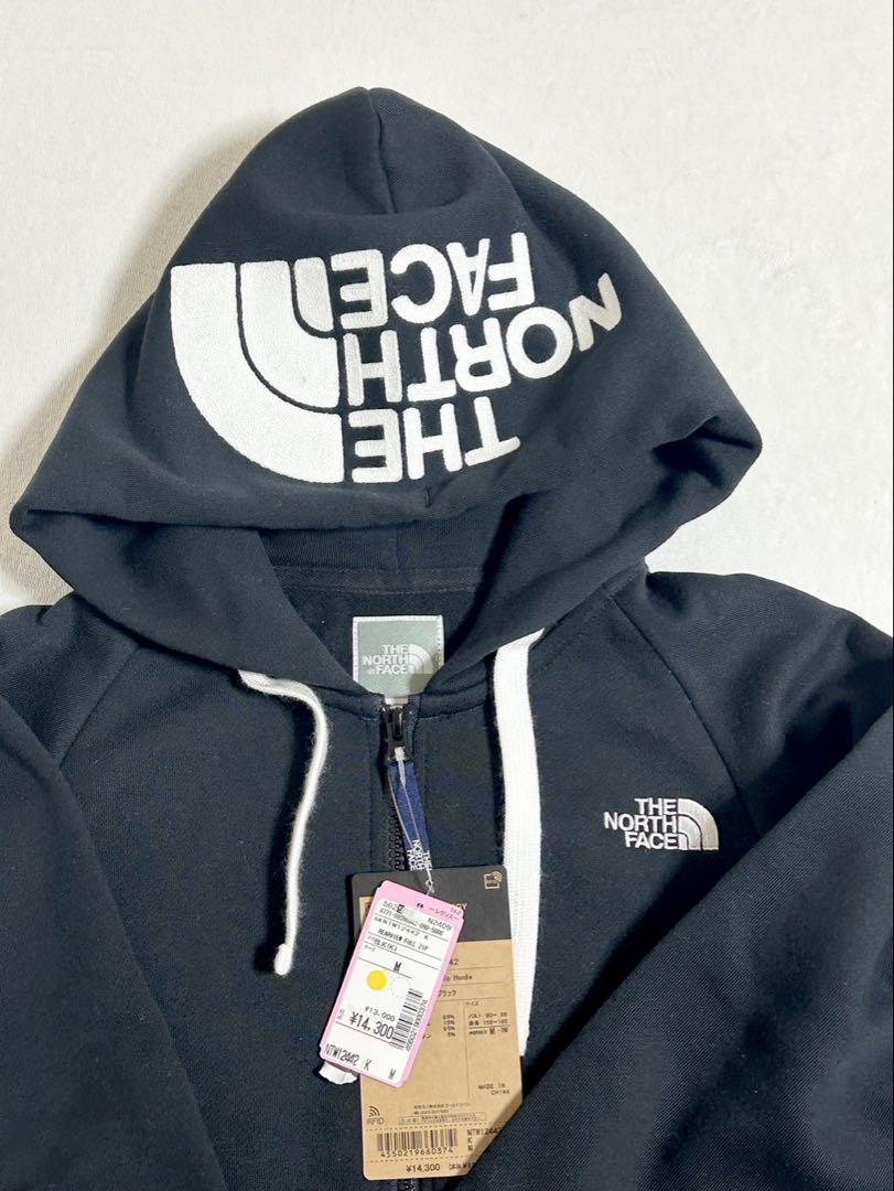 新品】THE NORTH FACE 黒 ジップアップパーカーレディースサイズM