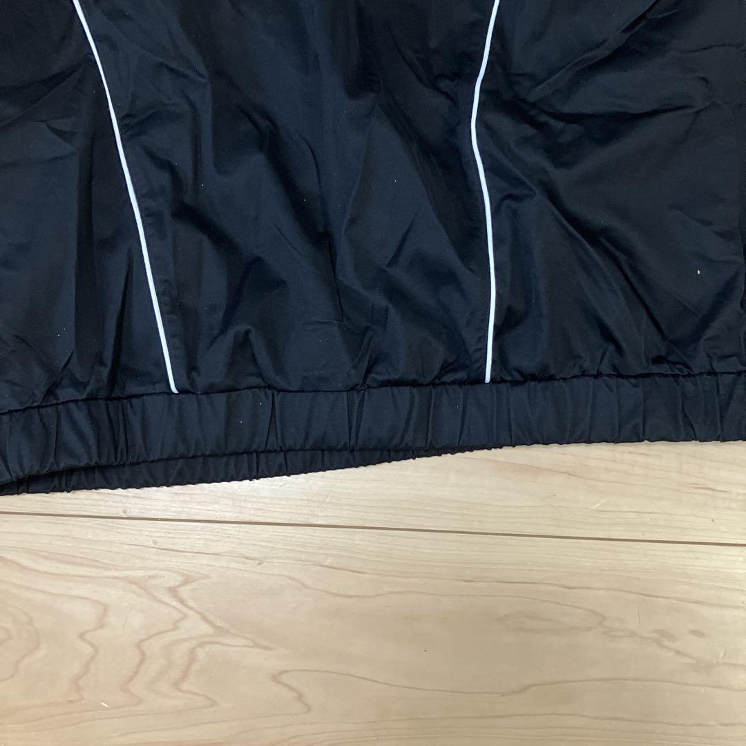 【新品未使用】Nike 半袖 ジップアップ ジャケット 黒・灰色 2XL