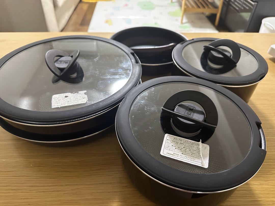 T-fal インジニオ　11点　ティファール　フライパン鍋セット　ガス火専用