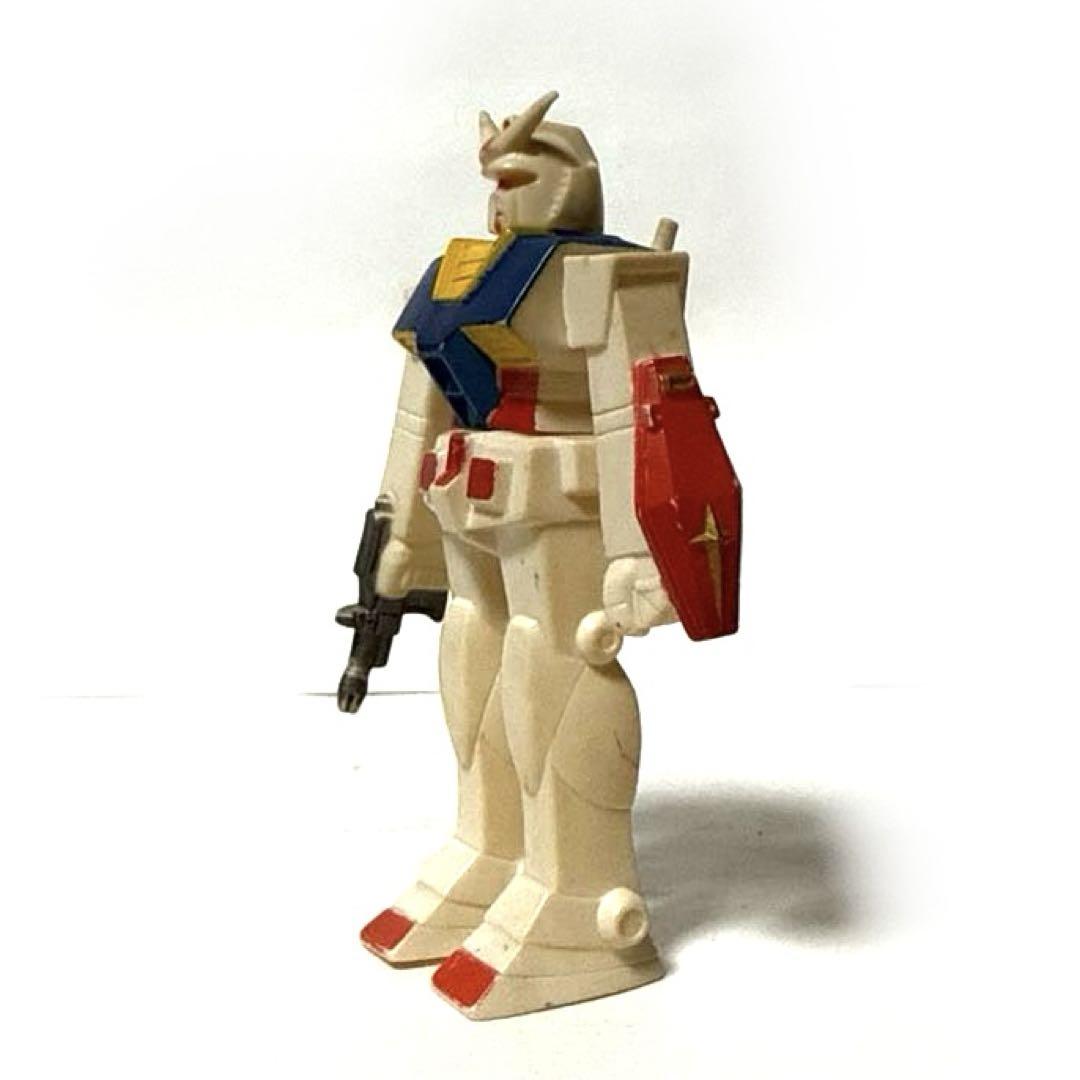 当時物 クローバー ミニソフビ ガンダム 白成形