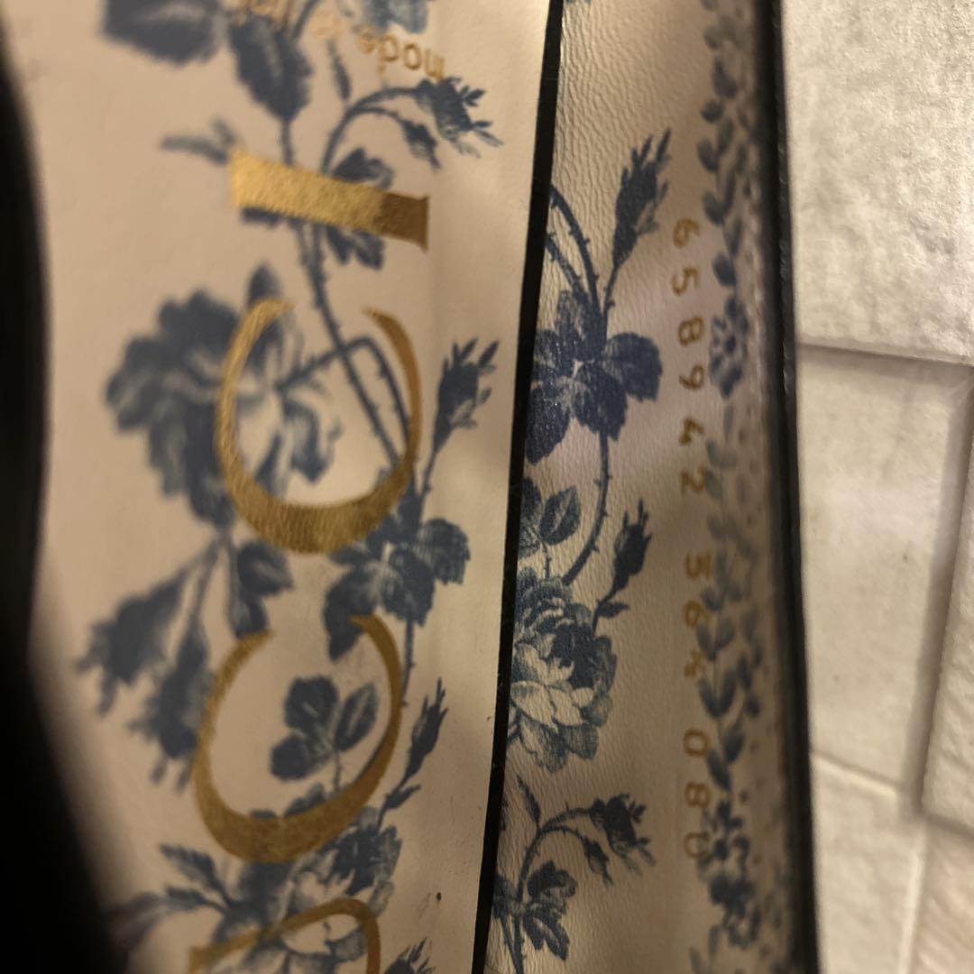 GUCCI G レザー バレエ フラットシューズ