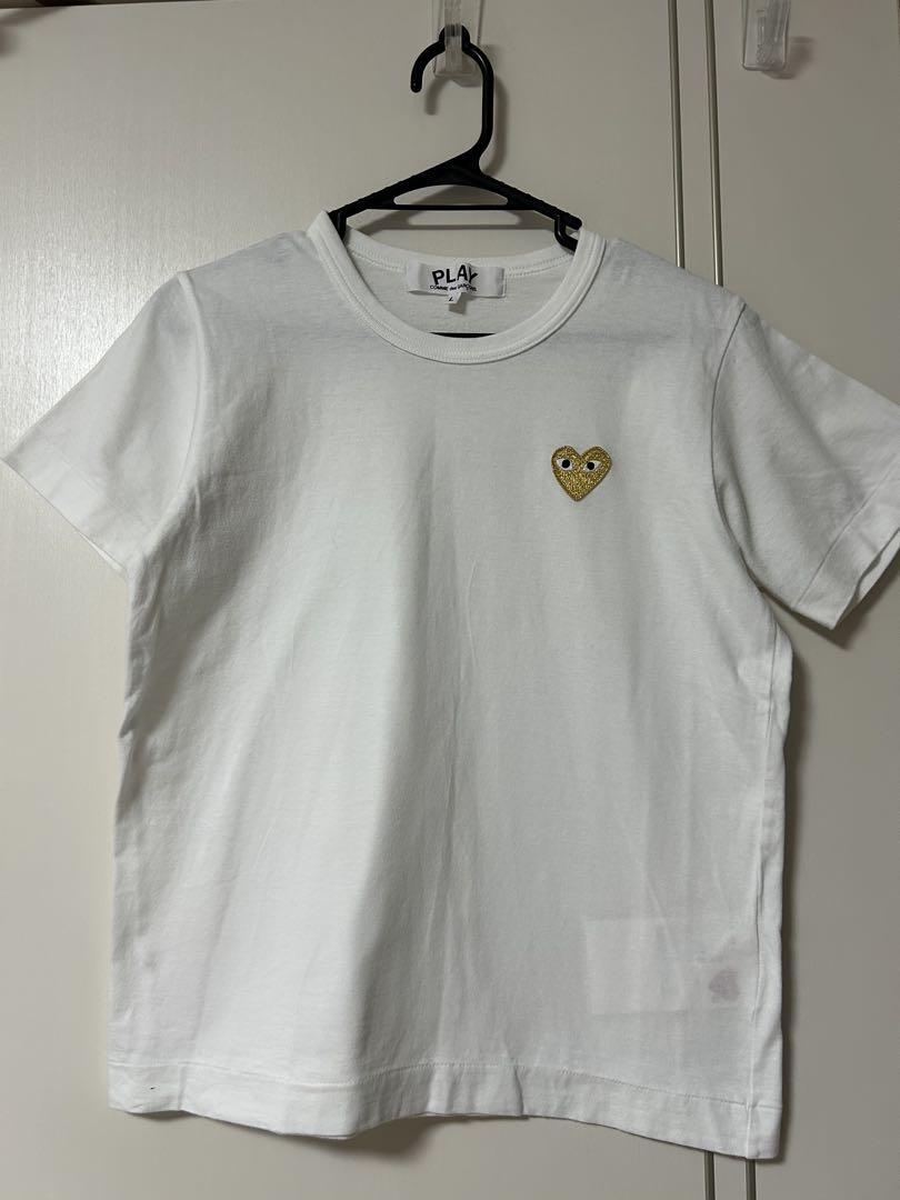 COMME des GARÇONS コムデギャルソン　ゴールドハート　Tシャツ