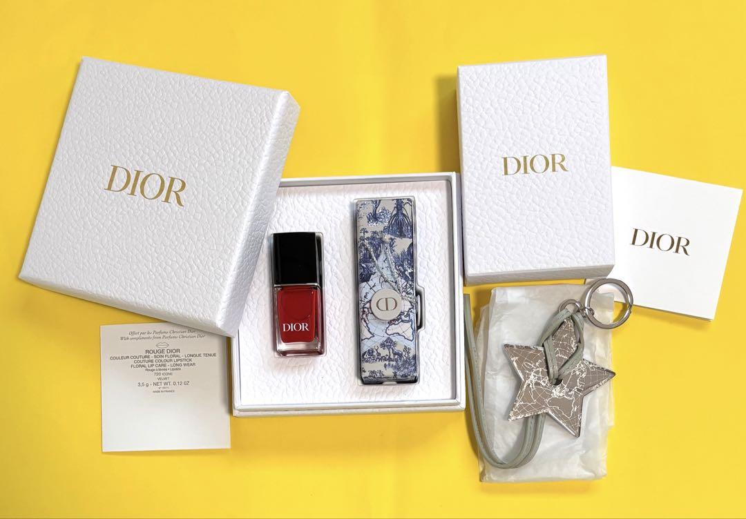 新品未使用♡DIOR バースデーギフト　ノベルティ　リップ Dior ノベルティ バースデーギフト リップ マニキュア 星型