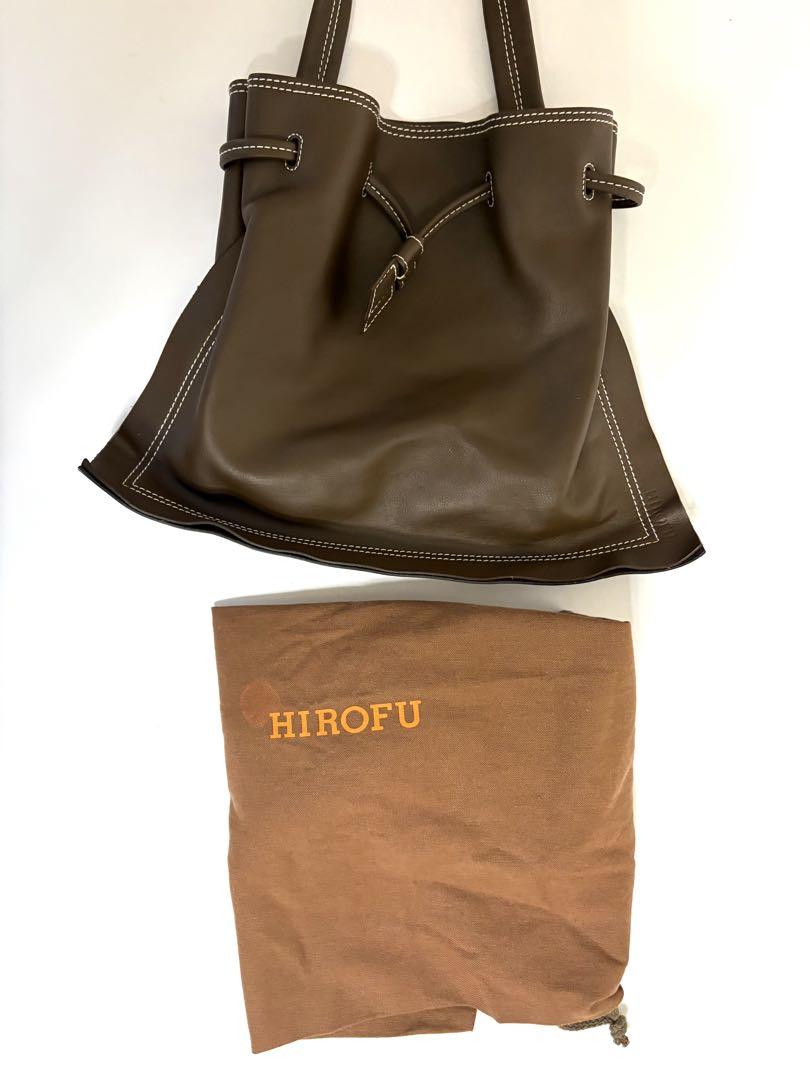 Hirofu Italy. 本革のバッグ。色は茶色。 Hirofu Italy. 本革のバッグ。色は茶色。 - メルカリ