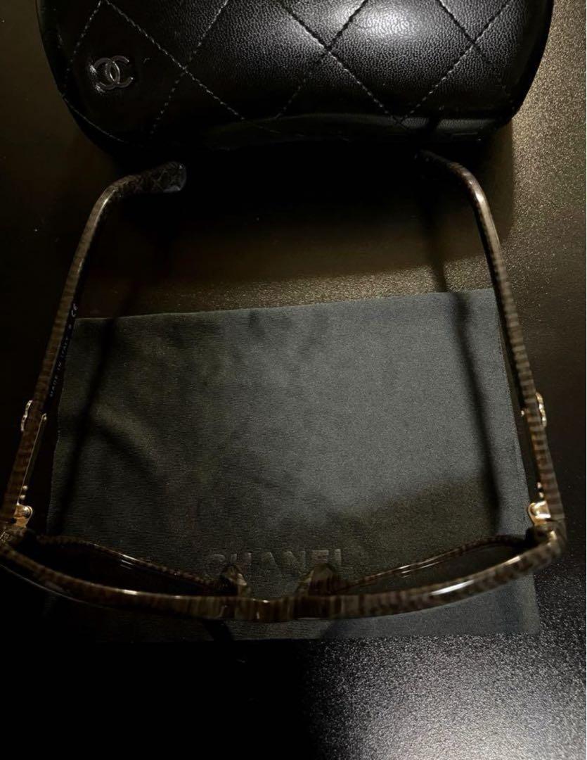 CHANEL マトラッセ サングラス ココマーク サングラス ダークブラウン