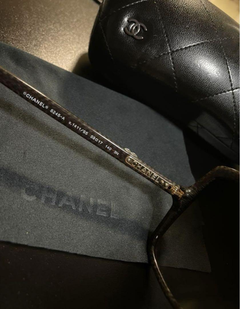CHANEL マトラッセ サングラス ココマーク サングラス ダークブラウン