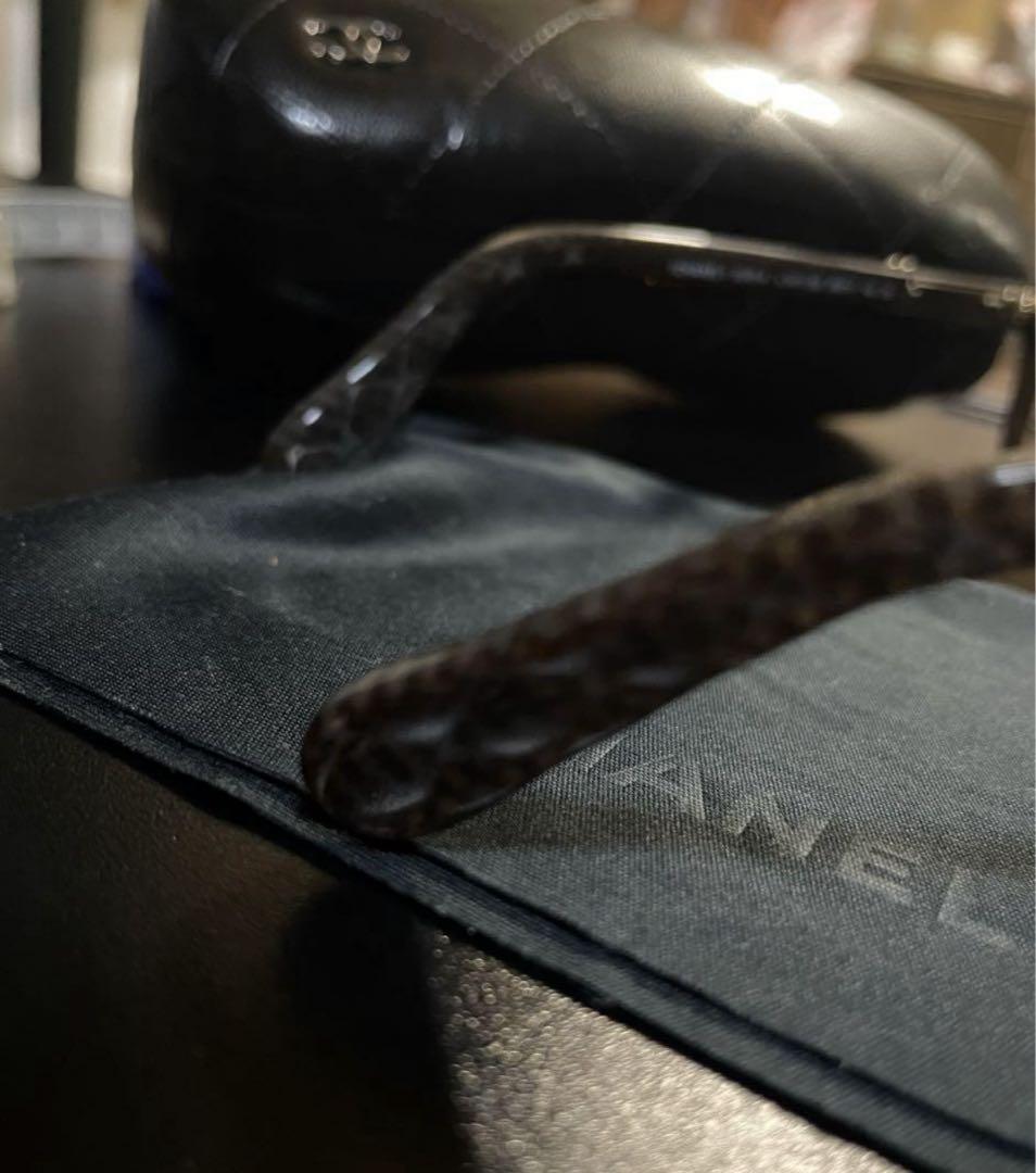 CHANEL マトラッセ サングラス ココマーク サングラス ダークブラウン
