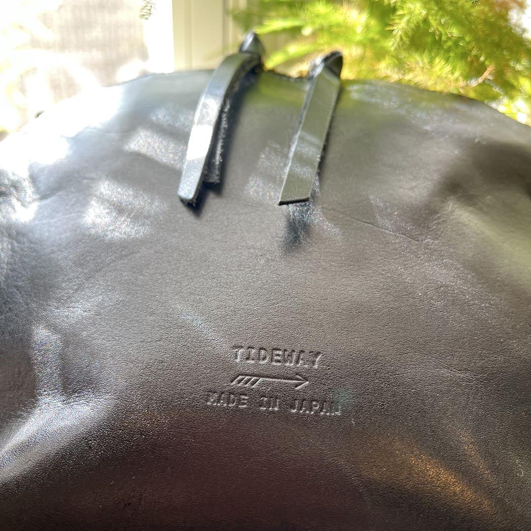 タイドウェイ　LIGHT LEATHER SHOULDER 黒