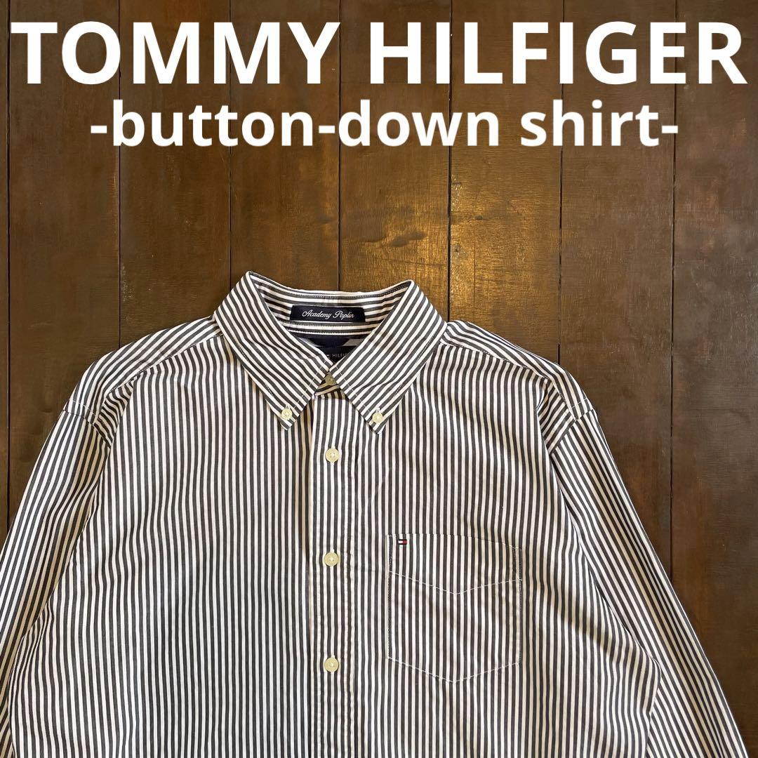 希少!【TOMMY HILFIGER トミーヒルフィガー】ストライプシャツ