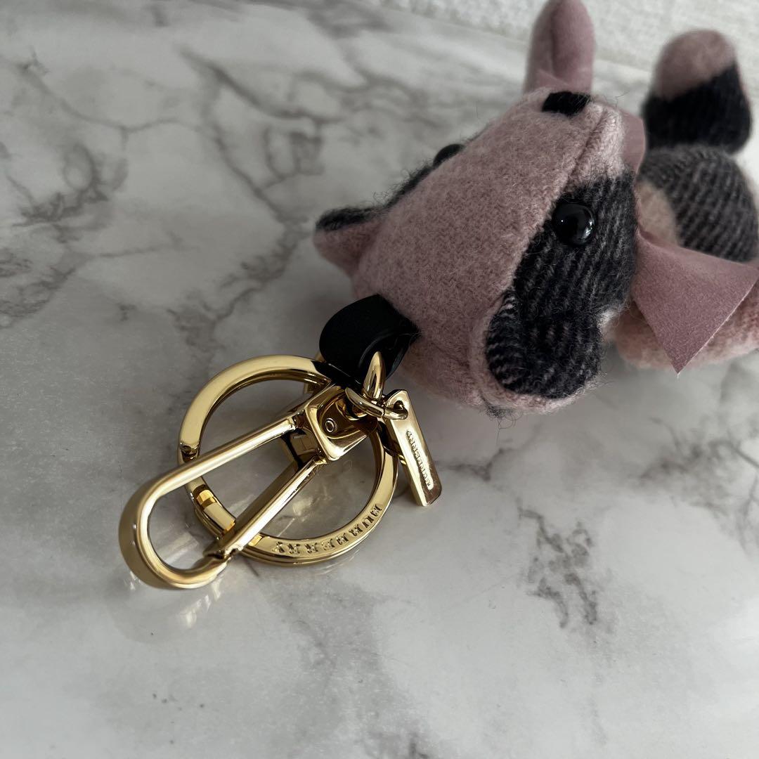 新品 Burberry バーバリー ベア キーリング付き キーホルダー