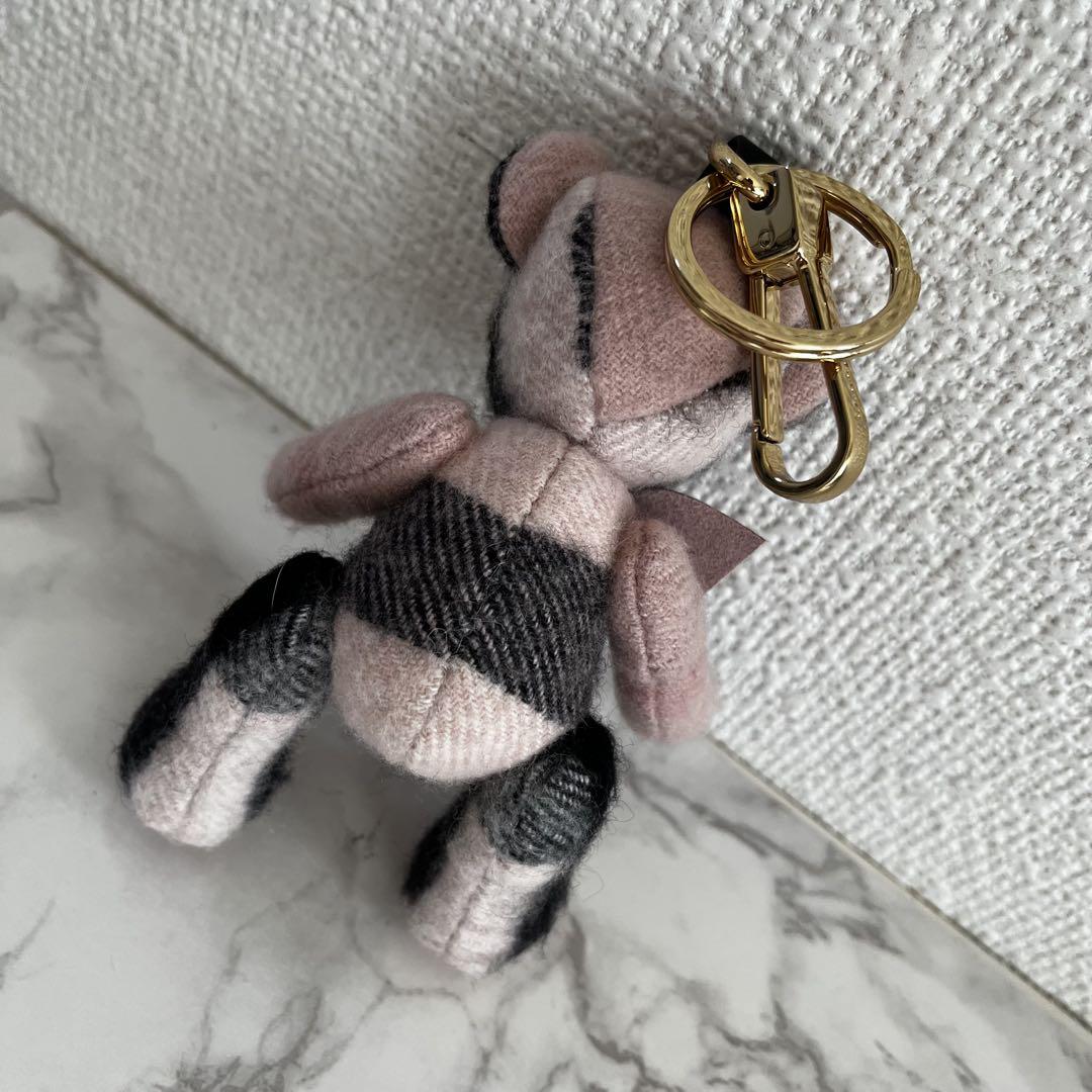 新品 Burberry バーバリー ベア キーリング付き キーホルダー