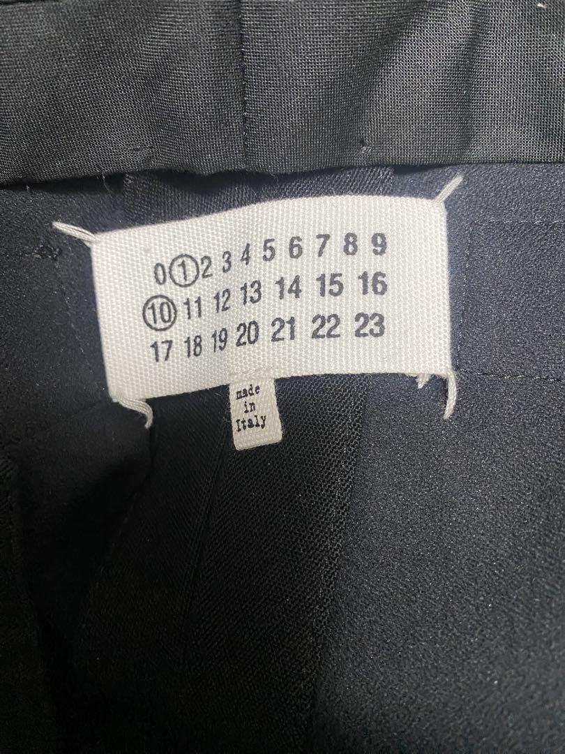 maison margiela 24ss ウールギャバジン　パンツ