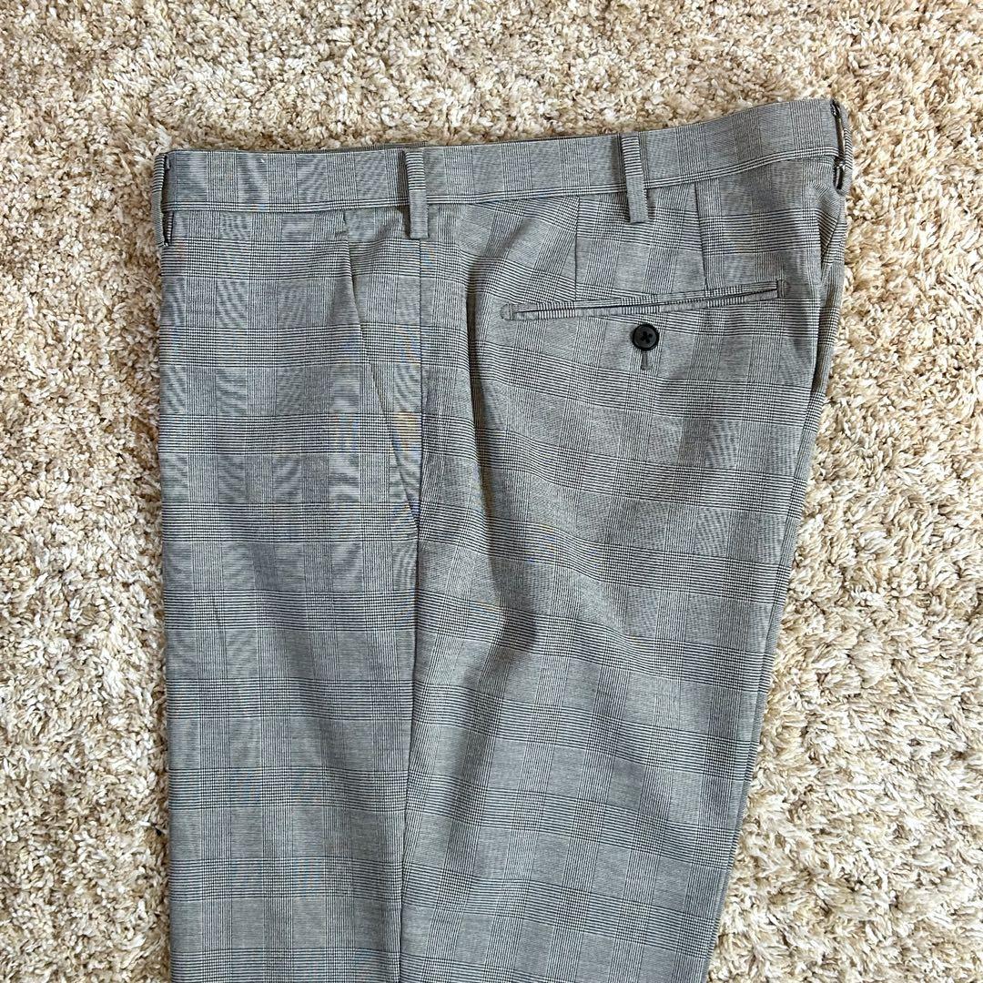 ユニクロ 感動ジャケット パンツ セットアップ スーツ グレンチェック XXL