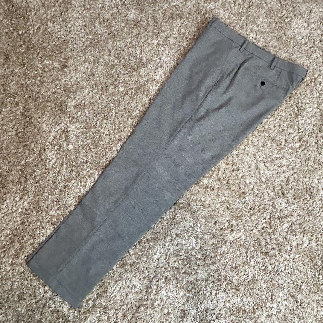 ユニクロ 感動ジャケット パンツ セットアップ スーツ グレンチェック XXL