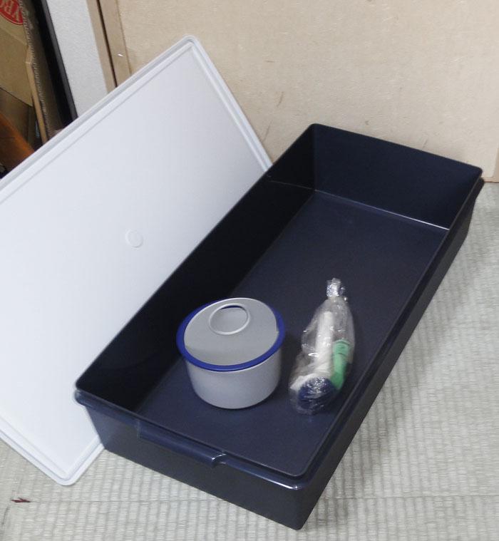TupperWare　ロングスーパーケース　浅型　＋　お掃除セット（未使用）