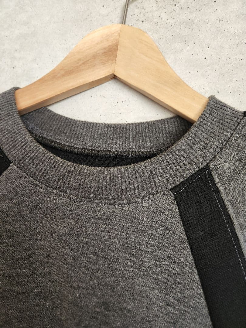 【新品】【新品】EVENTAIL 切り替えクルーネックスウェット トレーナー