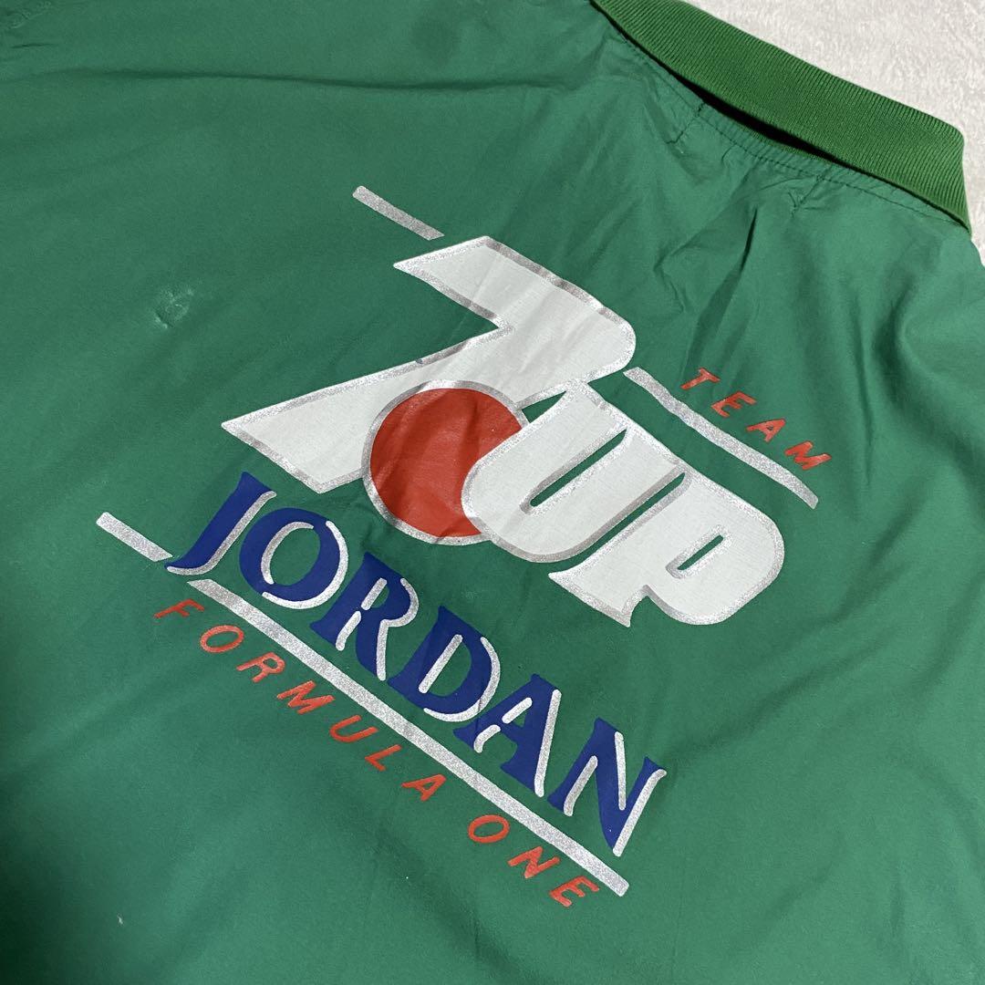 激レア 超美品 90s 7UP JORDAN F1 チーム 半袖シャツ コットン