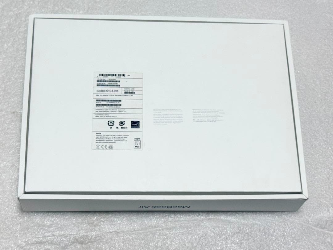 美品　バッテリー100%　MacBook Air 13 M2 8GB 512GB
