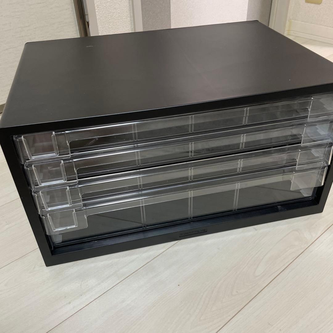 ナカバヤシ アバンテV2 レターケース A3 浅3深1段 クロ A3-44D 5,394円