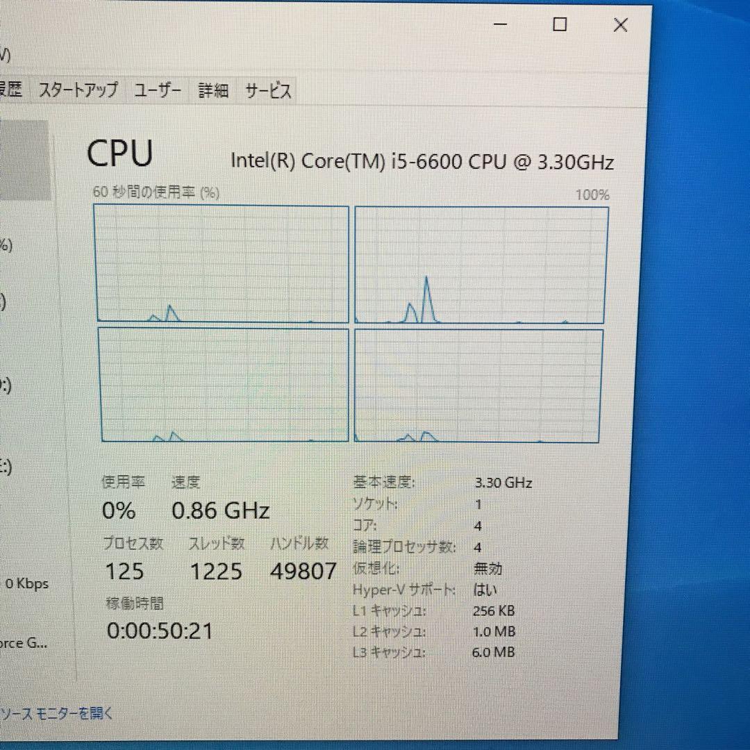 【限定特価】自作PC i5 6600 プチゲーミング　第6世代